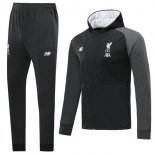 Felpa Liverpool 2019 2020 Nero Bianco Grigio