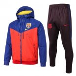 Giacca a vento Barcellona Set Completo 2019 2020 Arancione Blu