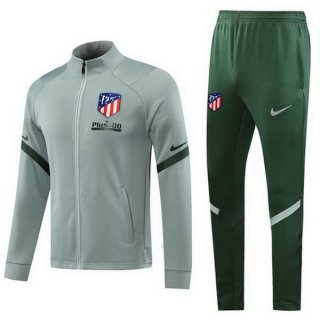 Felpa Atletico Madrid 2020 2021 Grigio Verde Felpa Atletico Madrid 2020 2021 Grigio Verde
