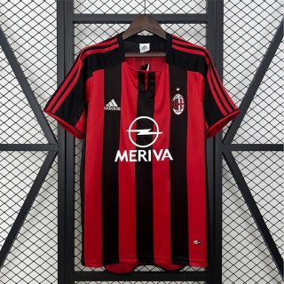 Thailandia Maglia AC Milan Home Retro 2003-2004 Thailandia Maglia AC Milan Home Retro 2003-2004