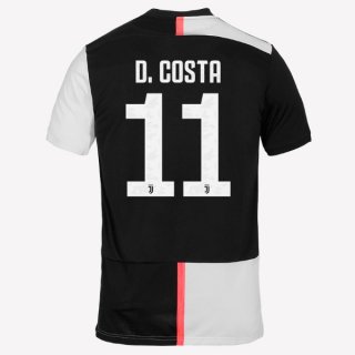 Maglia Juventus NO.11 D.Costa Home 2019 2020 Bianco Nero Maglia Juventus NO.11 D.Costa Home 2019 2020 Bianco Nero