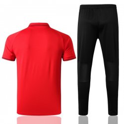 Polo Set Completo Manchester United 2019 2020 Rosso Nero