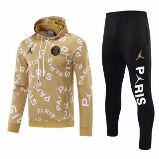 Felpa Cappuccio Paris Saint Germain 2021 2022 Giallo Nero Felpa Cappuccio Paris Saint Germain 2021 2022 Giallo Nero