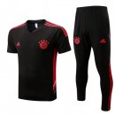 Maglia Bayern Monaco Set Completo 2022 2023 Nero Rosso