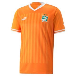 Thailandia Maglia Ivory Coast Home 2022 Arancione Thailandia Maglia Ivory Coast Home 2022 Arancione