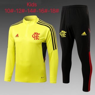 Bambino Giacca Flamengo 2022 2023 Giallo Nero Bambino Giacca Flamengo 2022 2023 Giallo Nero