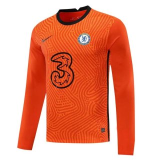 Maglia Chelsea Manga Larga Portiere 2020 2021 Arancione Maglia Chelsea Manga Larga Portiere 2020 2021 Arancione