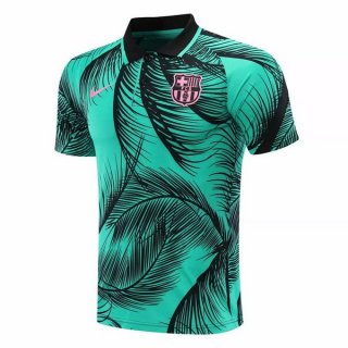 Polo Barcellona 2020-2021 Verde Nero Polo Barcellona 2020-2021 Verde Nero