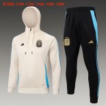 Bambino Felpa Cappuccio Argentina 2024 2025 Giallo 3
