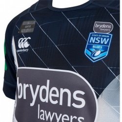 Maglia di Formazione Rugby Nsw Blues 2018 Blu