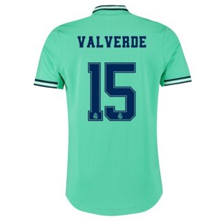 Maglia Real Madrid NO.15 Valverde Terza 2019 2020 Verde Maglia Real Madrid NO.15 Valverde Terza 2019 2020 Verde