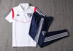 Polo Sao Paulo Set Completo 2019 2020 Bianco Blu