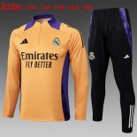 Bambino Felpa Allenamento Real Madrid 2025 2026 Giallo