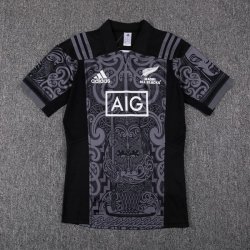 Thailandia Maglia All Blacks Maori 2017 2018 Nero