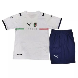 Maglia Italia Away Bambino 2021 Bianco Maglia Italia Away Bambino 2021 Bianco