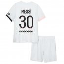 Maglia Paris Saint Germain NO.30 Messi Away Bambino 2021 2022