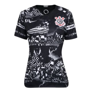 Maglia Corinthians Paulista Terza Donna 2019 2020 Nero Maglia Corinthians Paulista Terza Donna 2019 2020 Nero