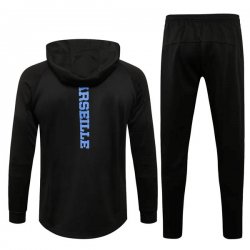 Felpa Cappuccio Set Completo Marseille 2022 2023 Nero