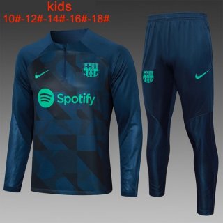 Bambino Felpa Barcellona 2024 Blu 2 Bambino Felpa Barcellona 2024 Blu 2