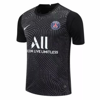 Thailandia Maglia Paris Saint Germain Portiere 2020/2021 Nero Thailandia Maglia Paris Saint Germain Portiere 2020/2021 Nero
