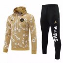 Felpa Cappuccio Paris Saint Germain 2021 2022 Giallo Nero