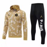 Felpa Cappuccio Paris Saint Germain 2021 2022 Giallo Nero