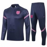 Felpa Inghilterra 2020 Blu Navy Rosso