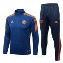 Felpa Manchester United 2022 2023 Blu