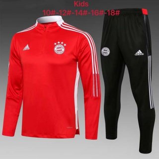 Bambino Giacca Bayern Monaco 2022 Rosso Nero Bambino Giacca Bayern Monaco 2022 Rosso Nero