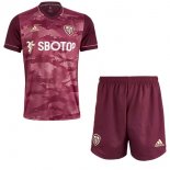 Maglia Leeds United Terza Bambino 2020 2021 Borgogna