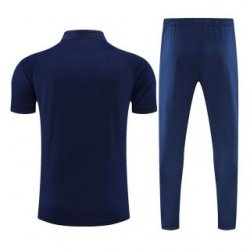 Polo Paris Saint Germain Set Completo 2022 2023 Blu Navy