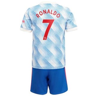 Maglia Manchester United NO.7 Ronaldo Away Bambino 2021 2022 Maglia Manchester United NO.7 Ronaldo Away Bambino 2021 2022