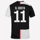 Maglia Juventus NO.11 D.Costa Home 2019 2020 Bianco Nero