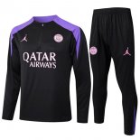 Felpa Allenamento PSG 2024 2025 Nero