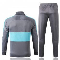 Felpa Barcellona 2019 2020 Grigio Luce Verde