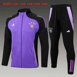 Bambino Giacca Germania 2024 2025 Porpora Nero 3 Bambino Giacca Germania 2024 2025 Porpora Nero 3