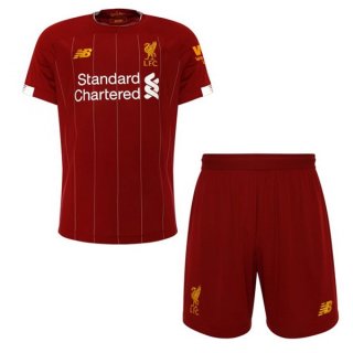 Maglia Liverpool Home Bambino 2019 2020 Rosso Maglia Liverpool Home Bambino 2019 2020 Rosso