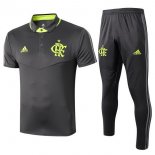 Polo Flamengo Set Completo 2019 2020 Grigio Verde