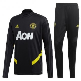 Felpa Bambino Manchester United 2019 2020 Oro Nero Felpa Bambino Manchester United 2019 2020 Oro Nero