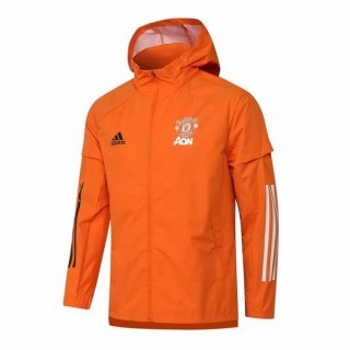 Giacca a vento Manchester United 2021 2022 Arancione Giacca a vento Manchester United 2021 2022 Arancione