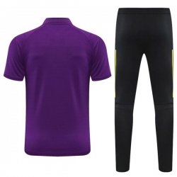 Polo Manchester United Set Completo 2021 2022 Porpora Nero