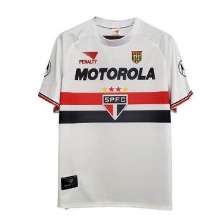 Thailandia Maglia São Paulo Home Retro 1999 2000 Bianco Thailandia Maglia São Paulo Home Retro 1999 2000 Bianco