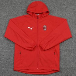 Giacca a vento AC Milan Set Completo 2021 2022 Rosso Nero