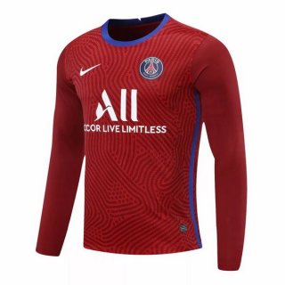 Thailandia Maglia Paris Saint Germain ML Portiere 2020/2021 Rosso Thailandia Maglia Paris Saint Germain ML Portiere 2020/2021 Rosso