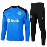 Felpa Allenamento Barcellona 2024 2025 Blu