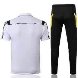 Polo Manchester United Set Completo 2019 2020 Bianco Nero
