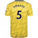 Maglia Arsenal NO.5 Sokratis Away 2019 2020 Giallo