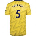 Maglia Arsenal NO.5 Sokratis Away 2019 2020 Giallo