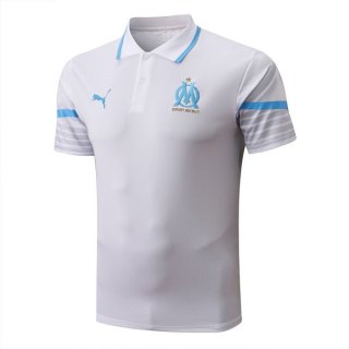 Polo Marseille 2022 2023 Bianco Polo Marseille 2022 2023 Bianco