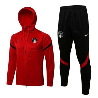 Felpa Cappuccio Atletico Madrid 2022 Rosso Felpa Cappuccio Atletico Madrid 2022 Rosso